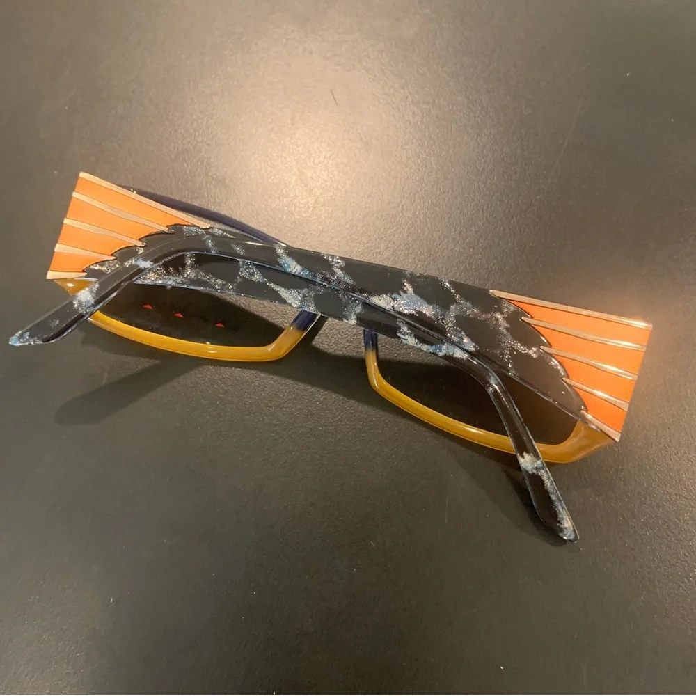 LA MATTA LM3066 Col 3 Black & Gold  53mm Ladies Rectangular Glasses